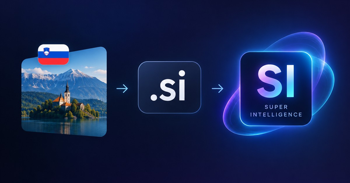 Slovenia and Lake Bled connected through the .si domain to Super Intelligence.